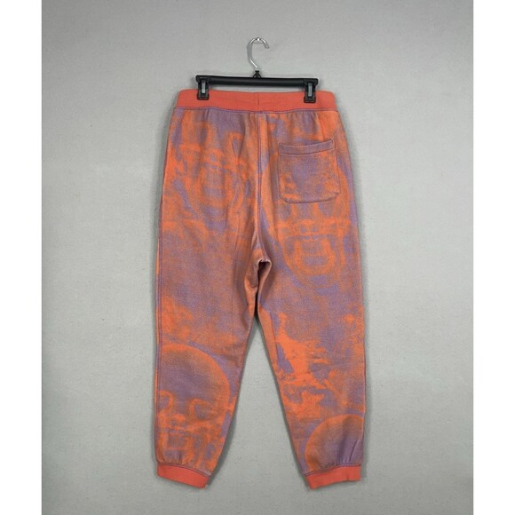 ASAP WORLDWIDE Russell Pants Mens Medium Rust Graphic Sweatpants Skull Street - Picture 7 of 16